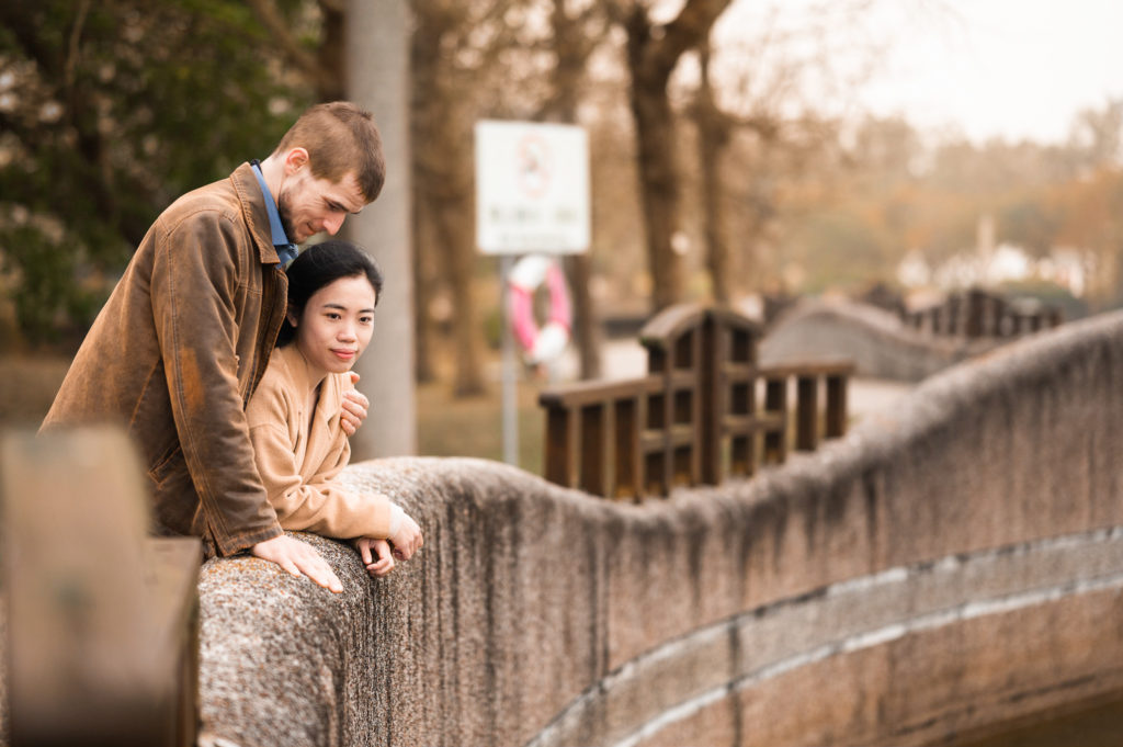 Photo of a couple standing together