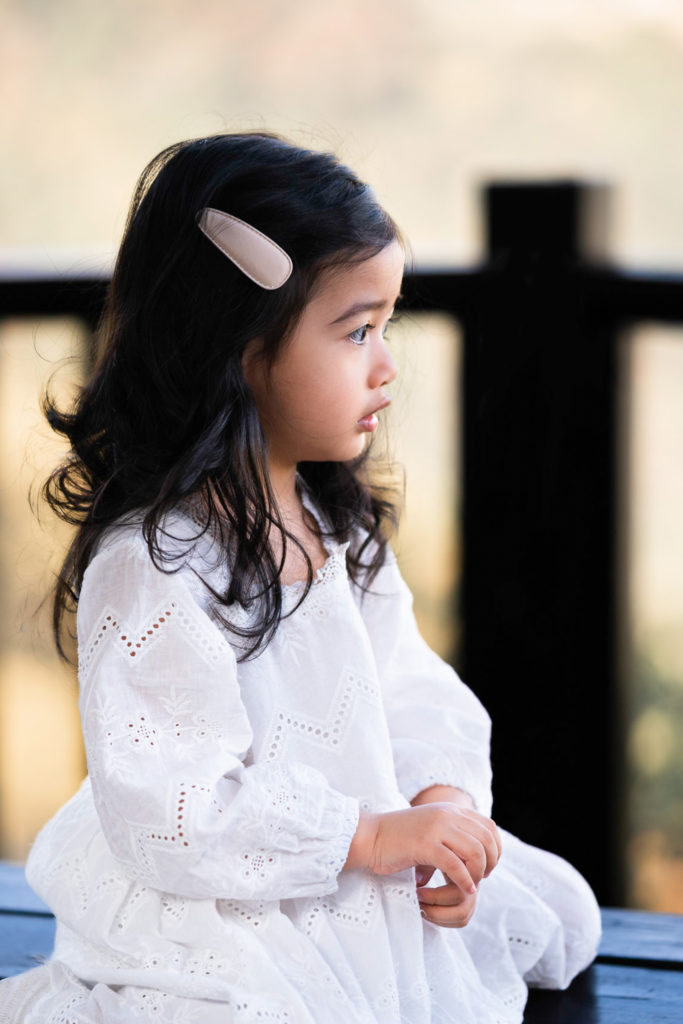 Photo of toddler looking into the distance