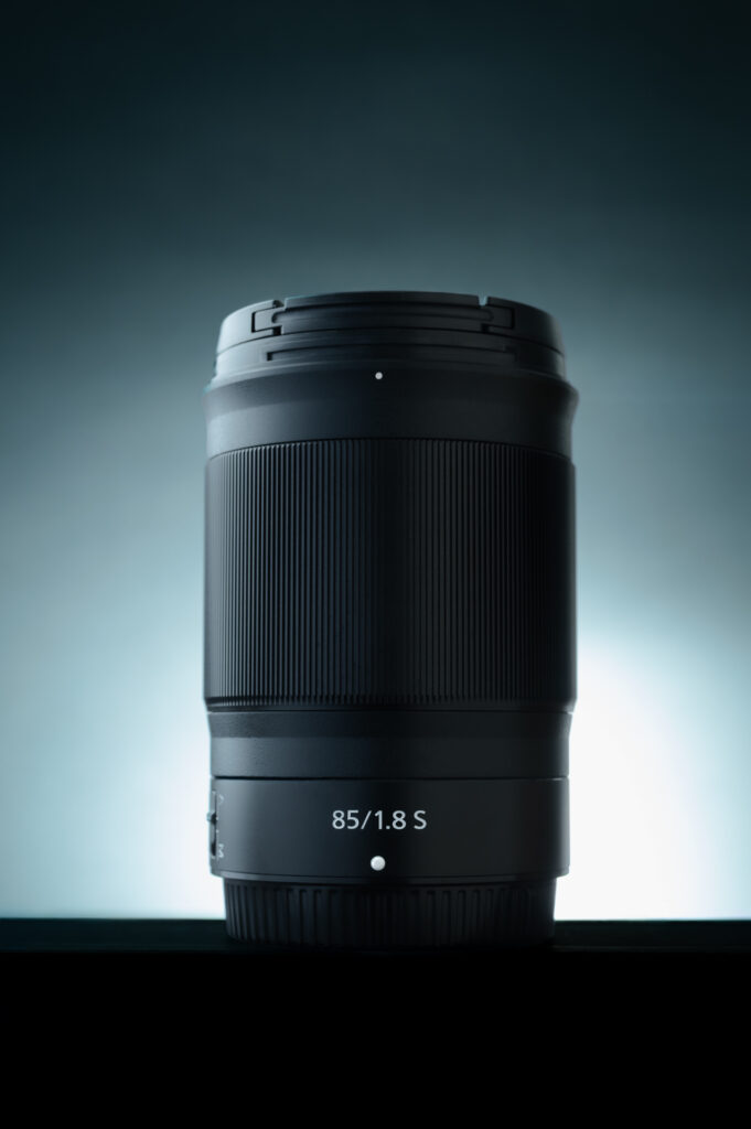 Photoshoot of a camera lens
